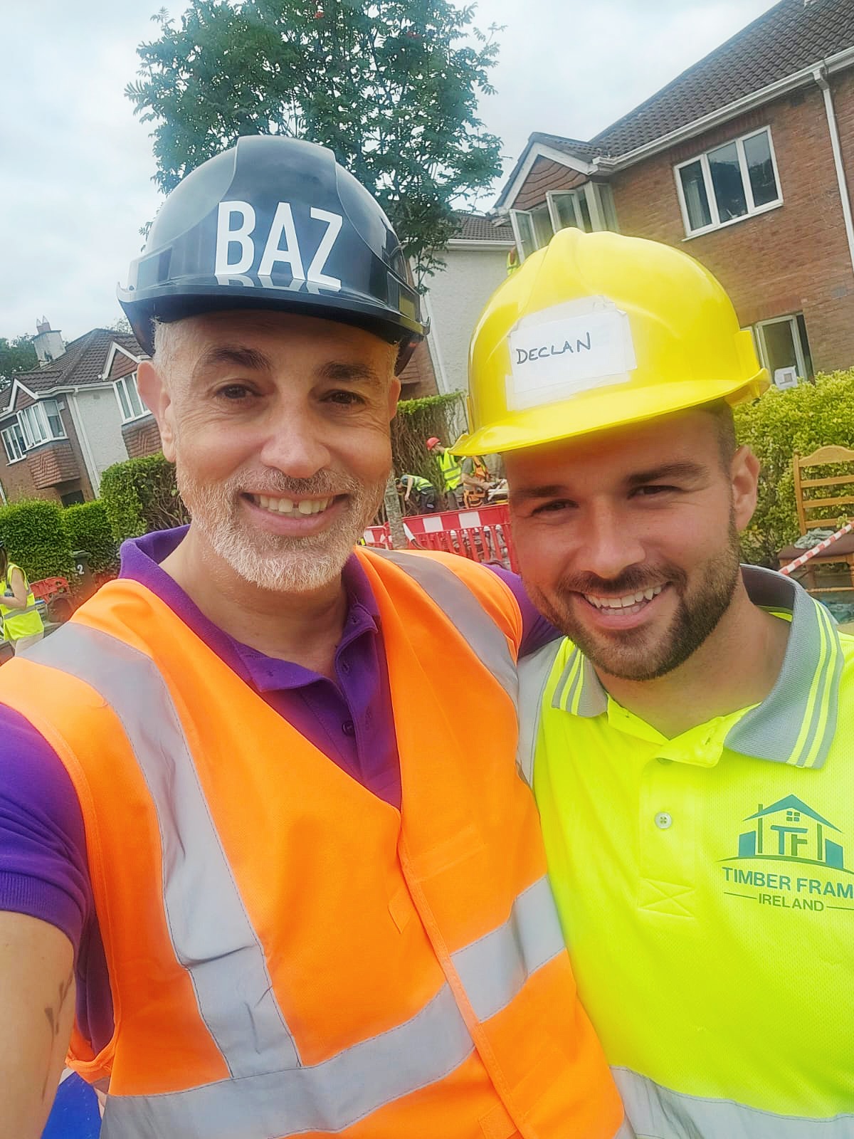 Declan Bourke Timber Frame Ireland with Baz DIY SOS